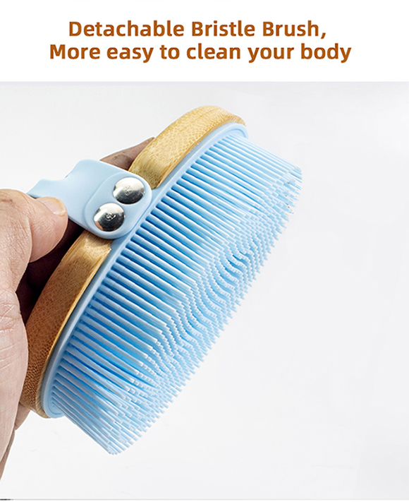 取り外し可能なロングハンドルバスルームブラシ
