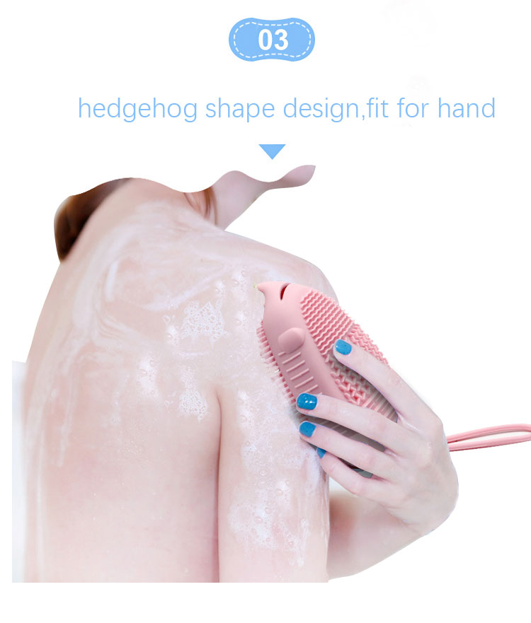 シリコンボディスクラバーブラシ