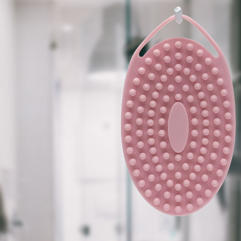 Oval Silicone Bath Brush