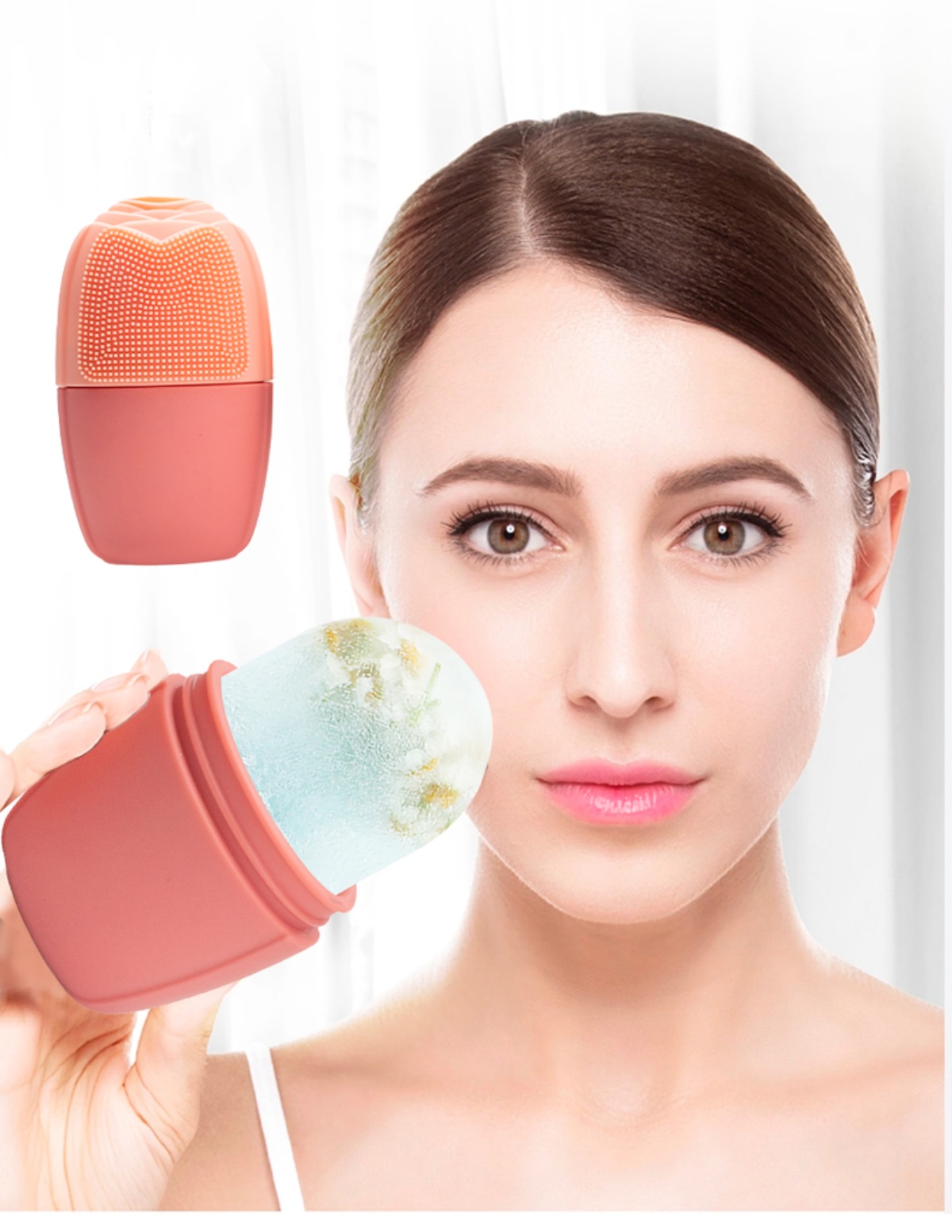 シリコンフェイシャルアイスローラー