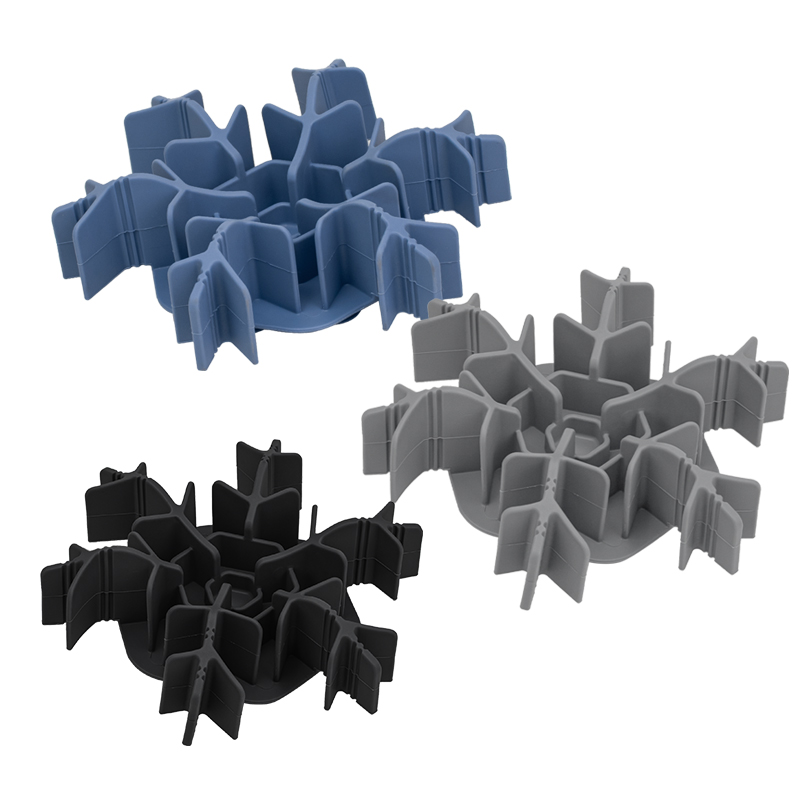 シリコン製スノーフレーク犬用リッキーマット