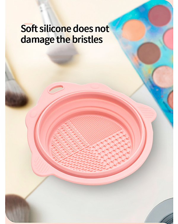 Foldable Silicone Makeup Brush Cleaner