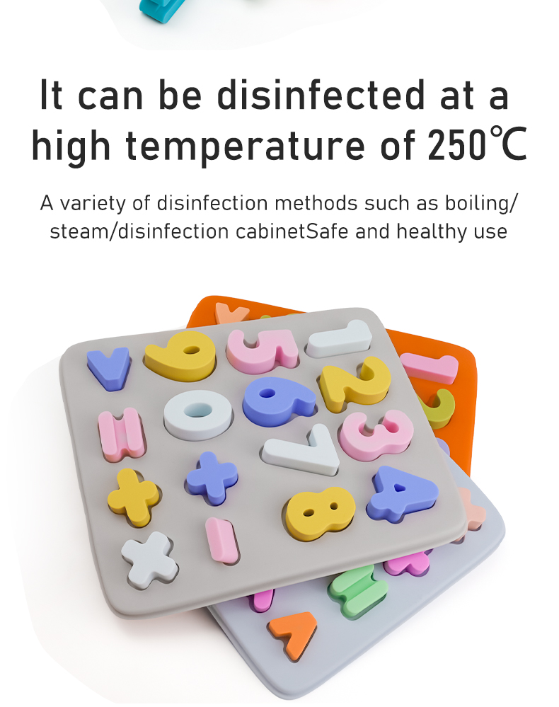 Bebê Silicone Puzzle Toy