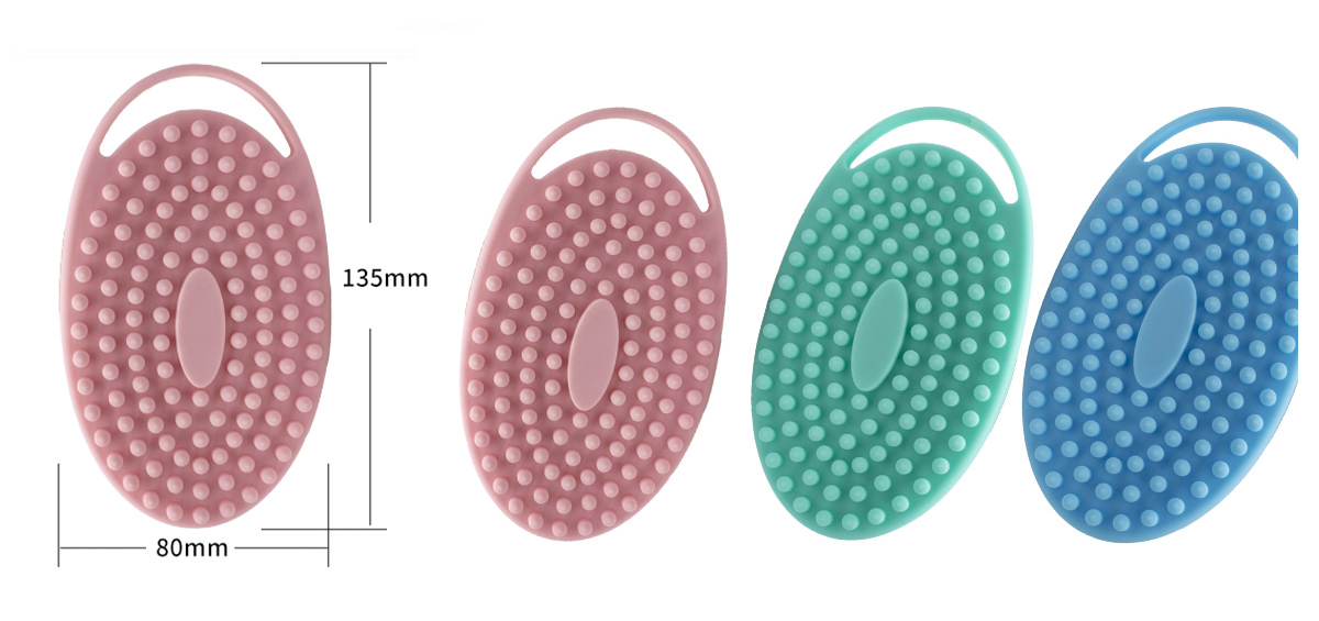 Oval Silicone Bath Brush