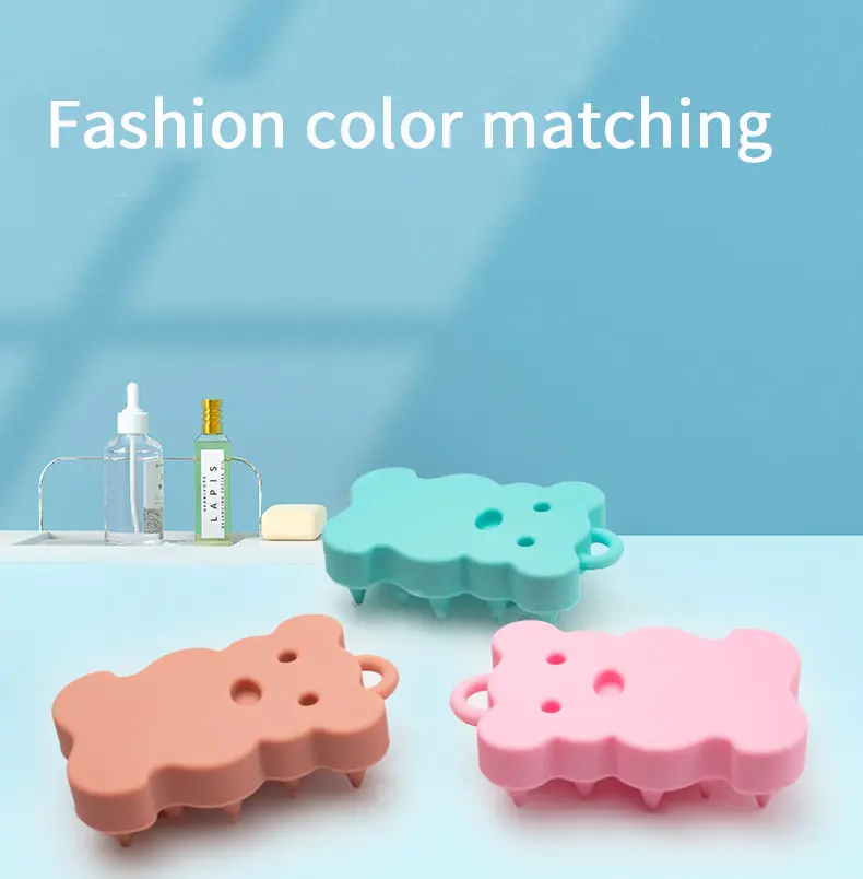 Esfoliante de couro cabeludo em silicone
