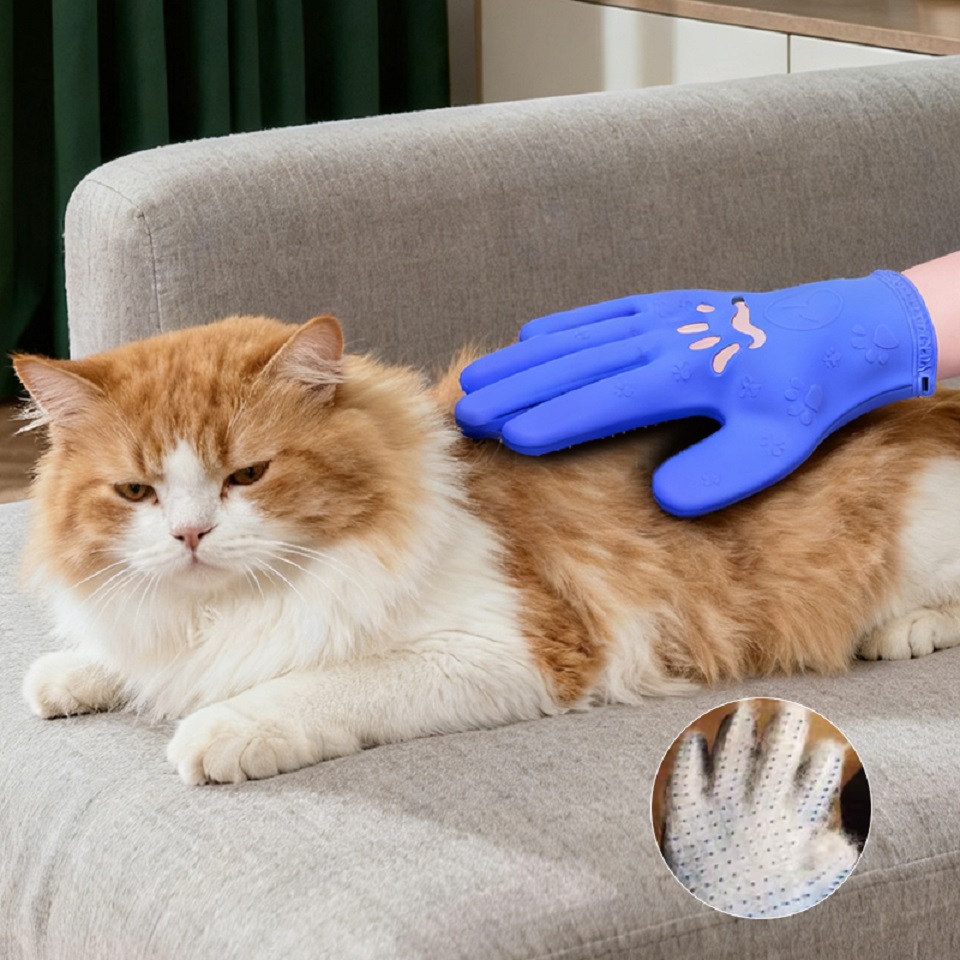 Silicone Pet Hair Removal Gloves