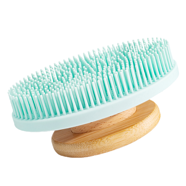 Bath Brush with Wooden Handle