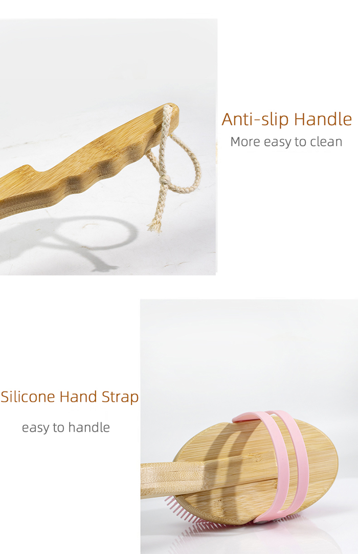 取り外し可能なロングハンドルバスルームブラシ