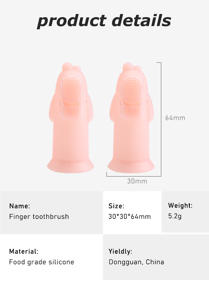 Baby Silicone Finger ToothBrush