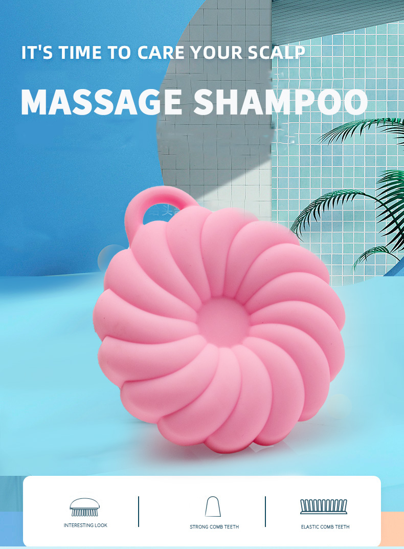 シリコンヘッドマッサージャー