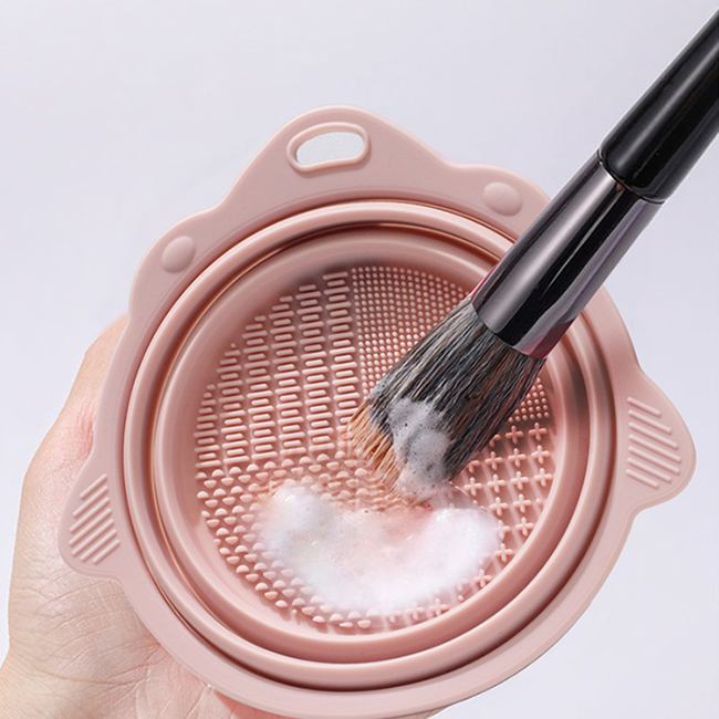 Foldable Silicone Makeup Brush Cleaner
