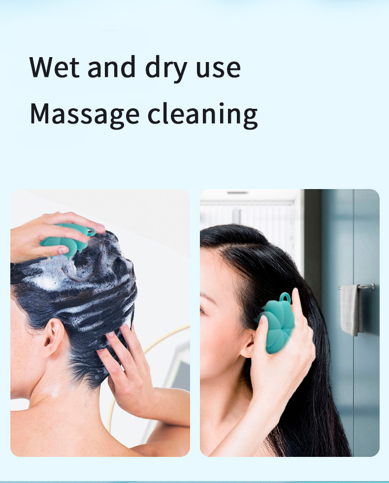 シリコンヘッドマッサージャー