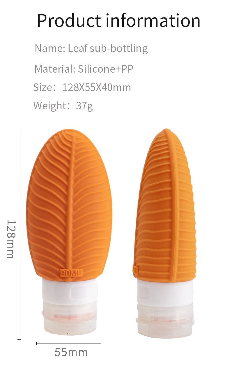 Travel Size Silicone Bottles