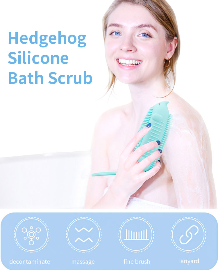 シリコンボディスクラバーブラシ