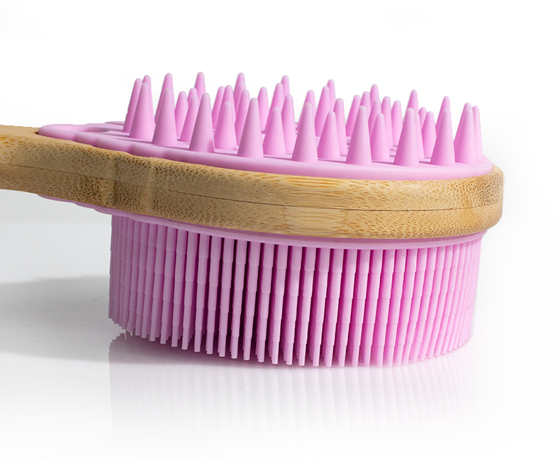 長い柄のバスブラシ