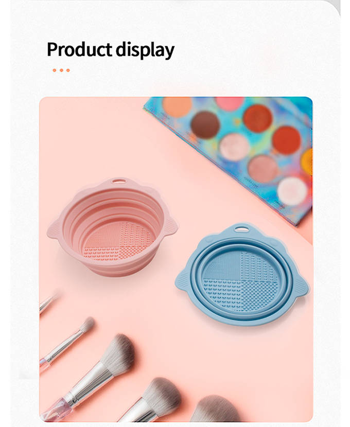 Foldable Silicone Makeup Brush Cleaner