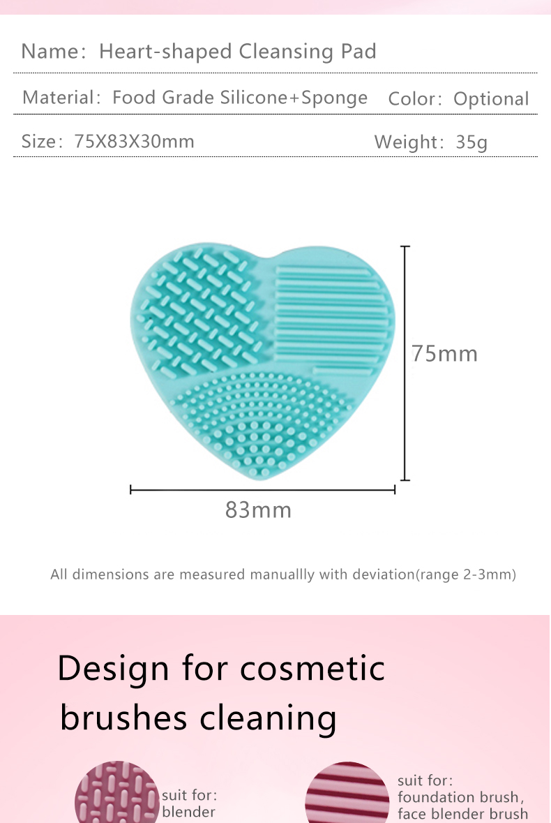 Makeup Brush Cleaning Mat