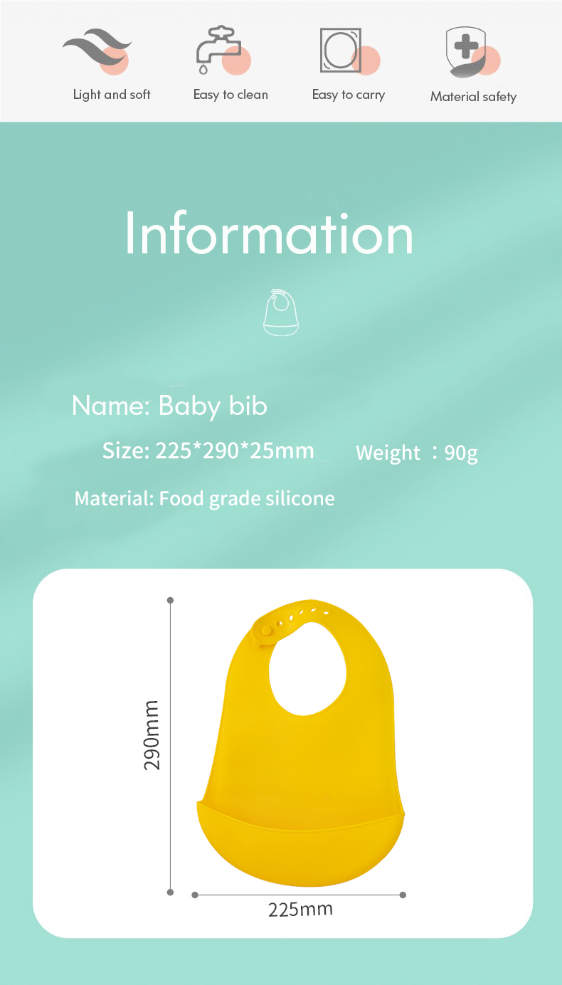 シリコン製ベビーバンダナ