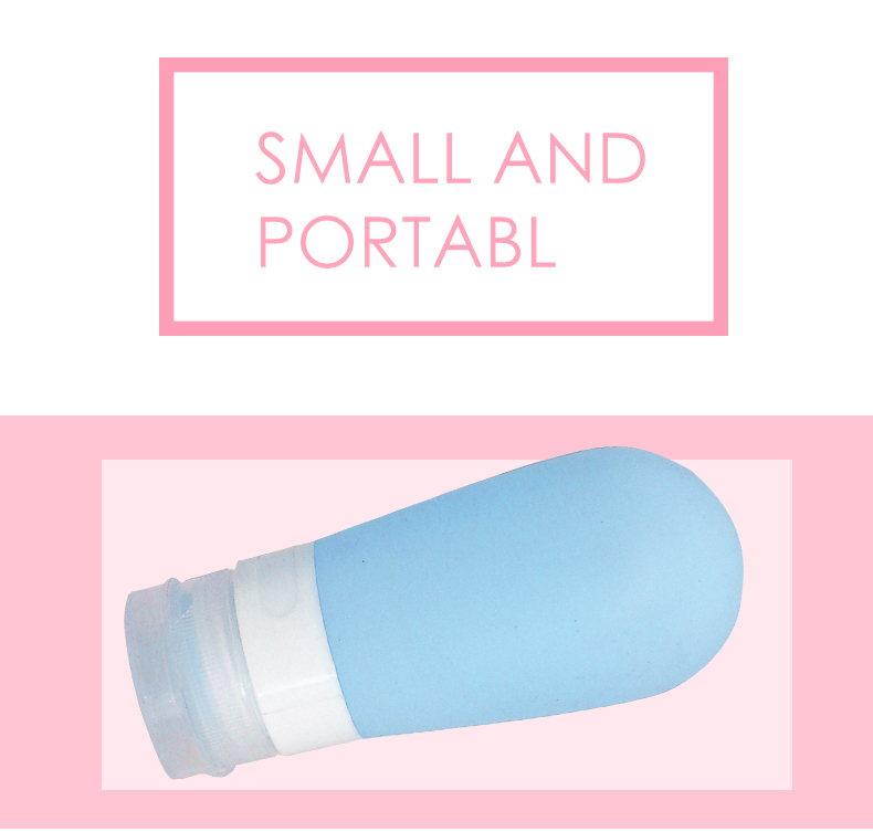 3 oz Silicone Travel Bottles