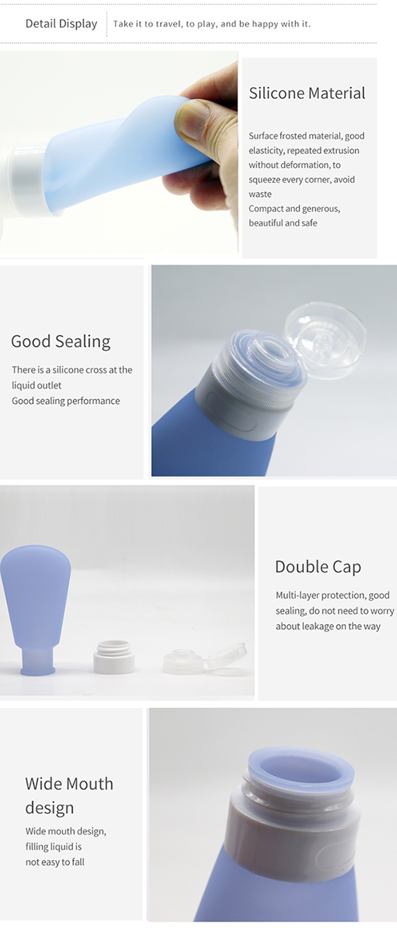 Silicone Travel Toiletry Bottles
