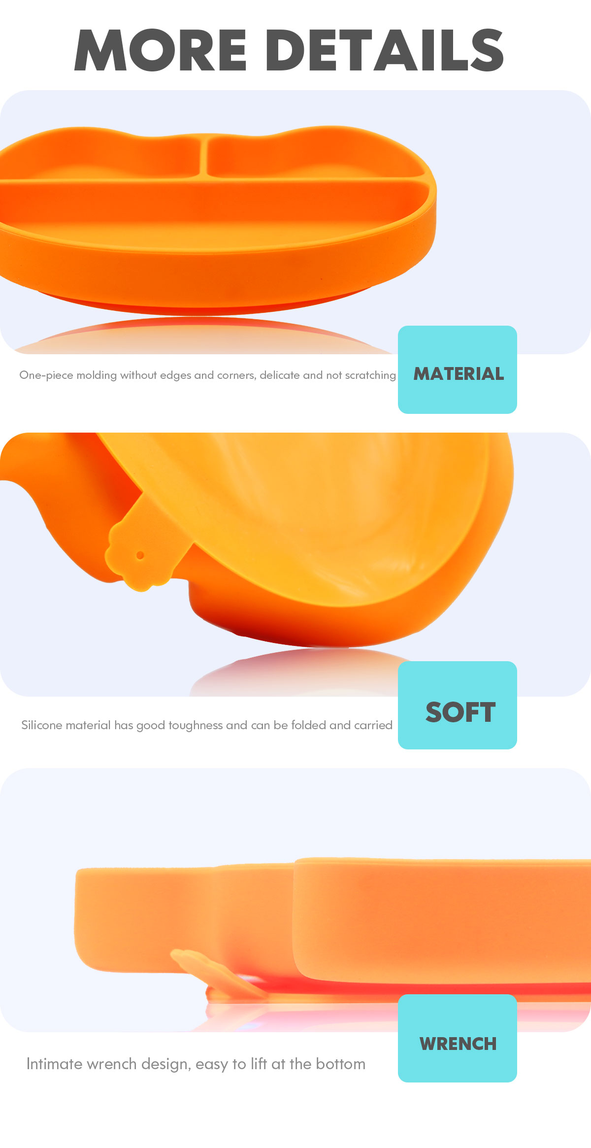 シリコン製分割プレート