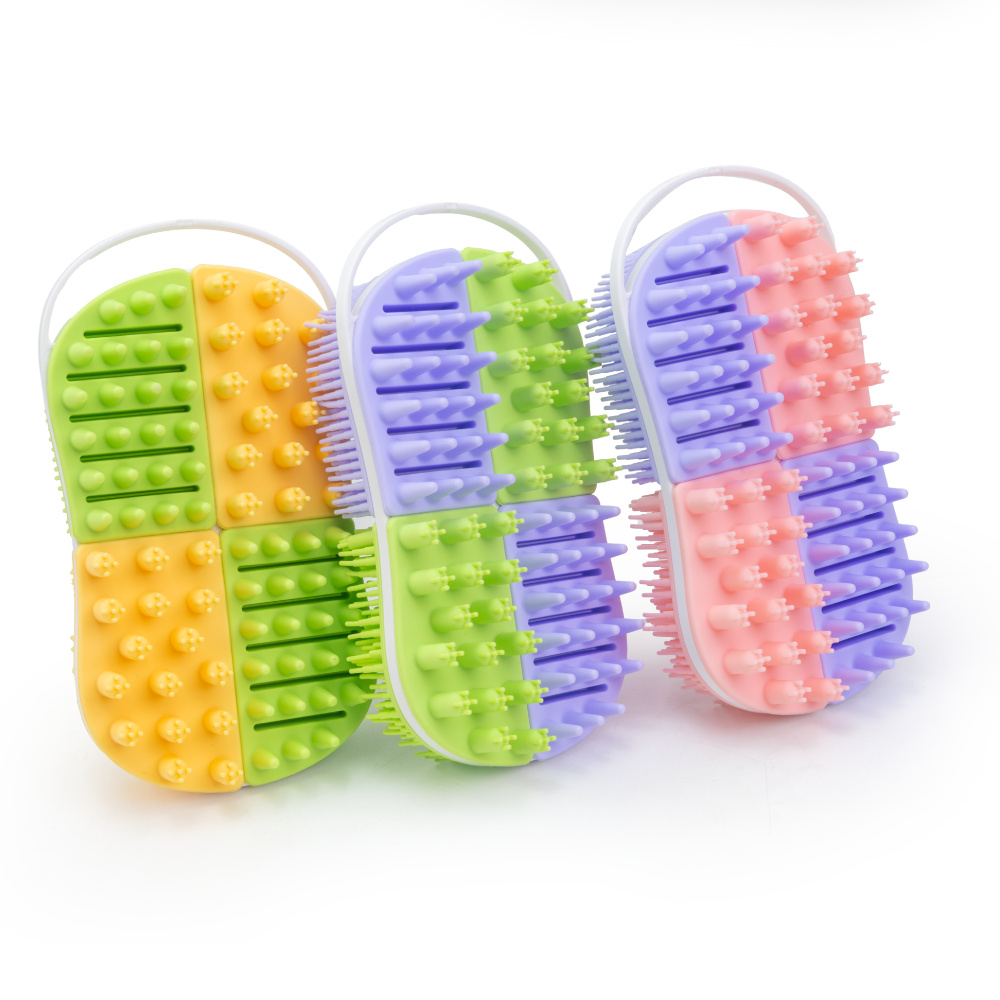 Multi colored Silicone Bath Brush