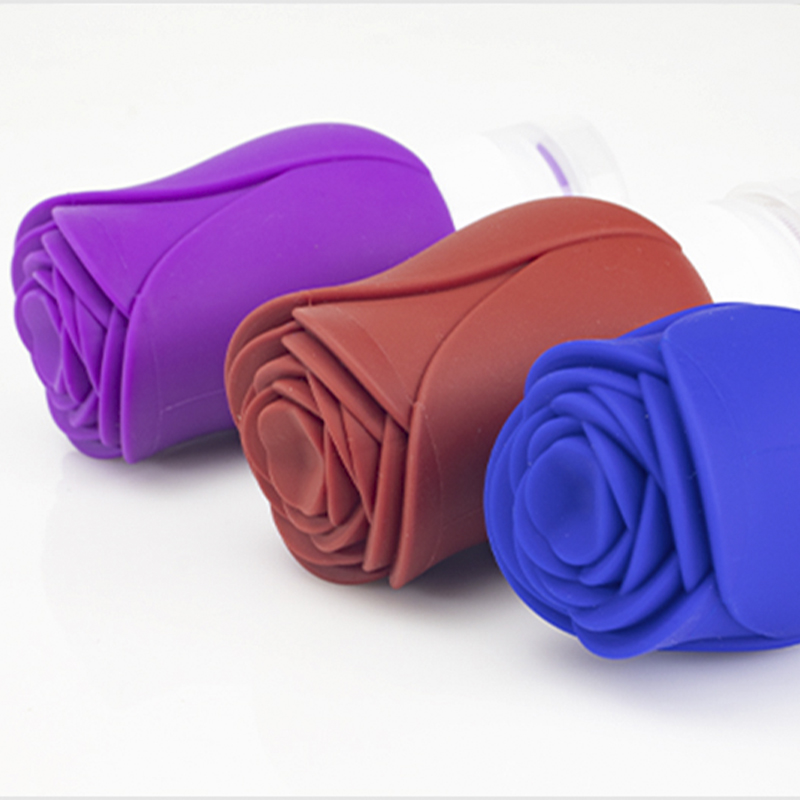 Rose Squeezable Silicone Bottle