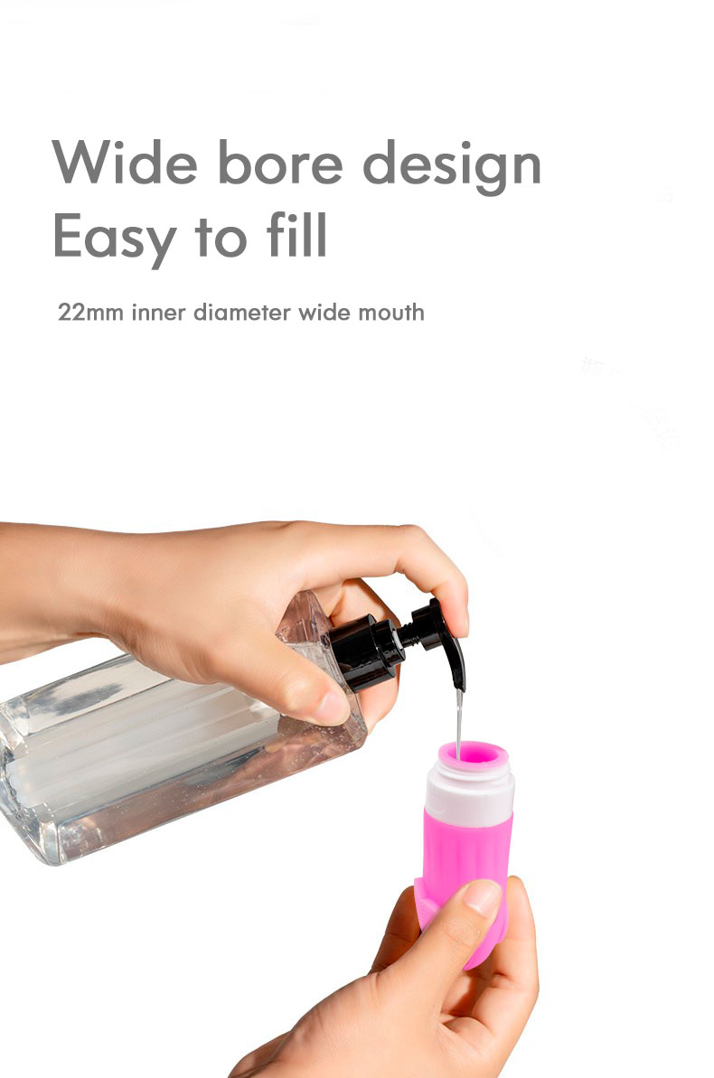 シリコン製トイレタリーボトル