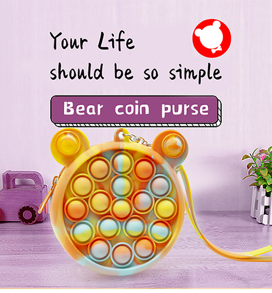 Silicone Panda Purse Bag