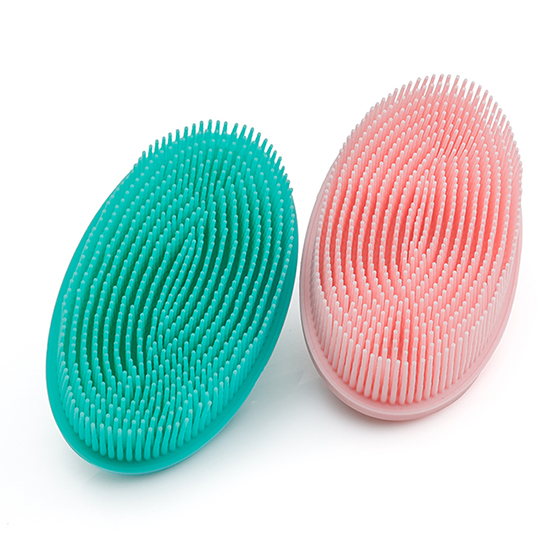 Silicone Bath Brush with Suction