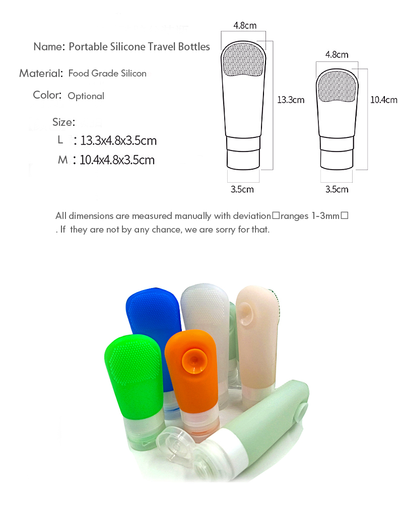 Silicone Travel Size Bottles