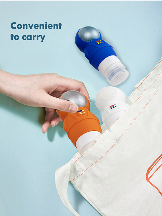 Tubos de viagem em silicone