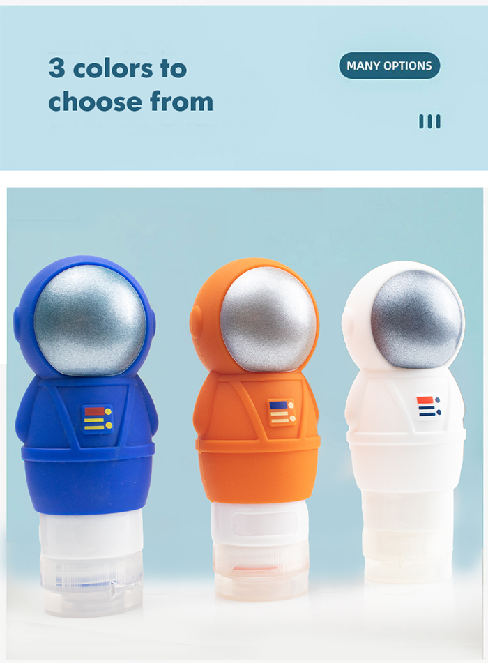 Tubos de viagem em silicone