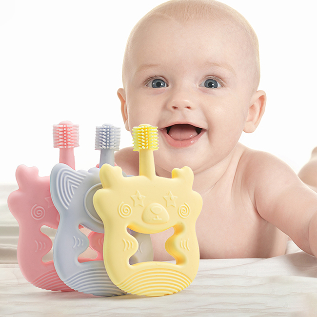 赤ちゃんのおしゃぶり歯ブラシ