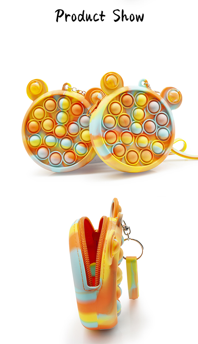 Silicone Panda Purse Bag