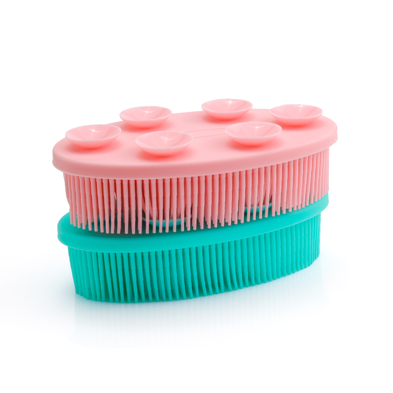 Silicone Bath Brush with Suction
