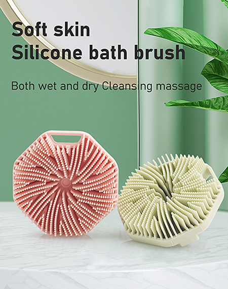 Pincel de banho de silicone