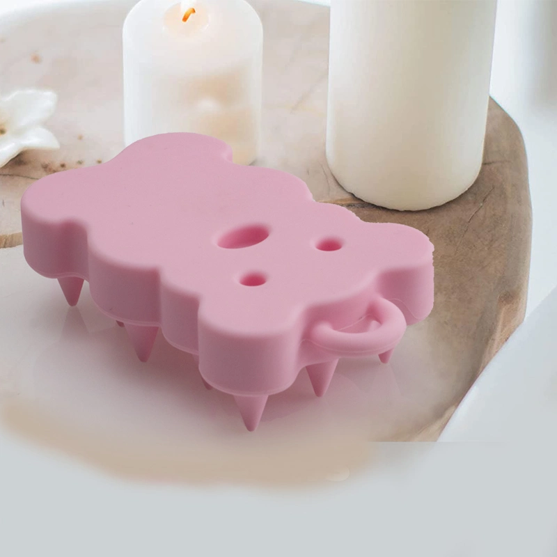 Esfoliante de couro cabeludo em silicone