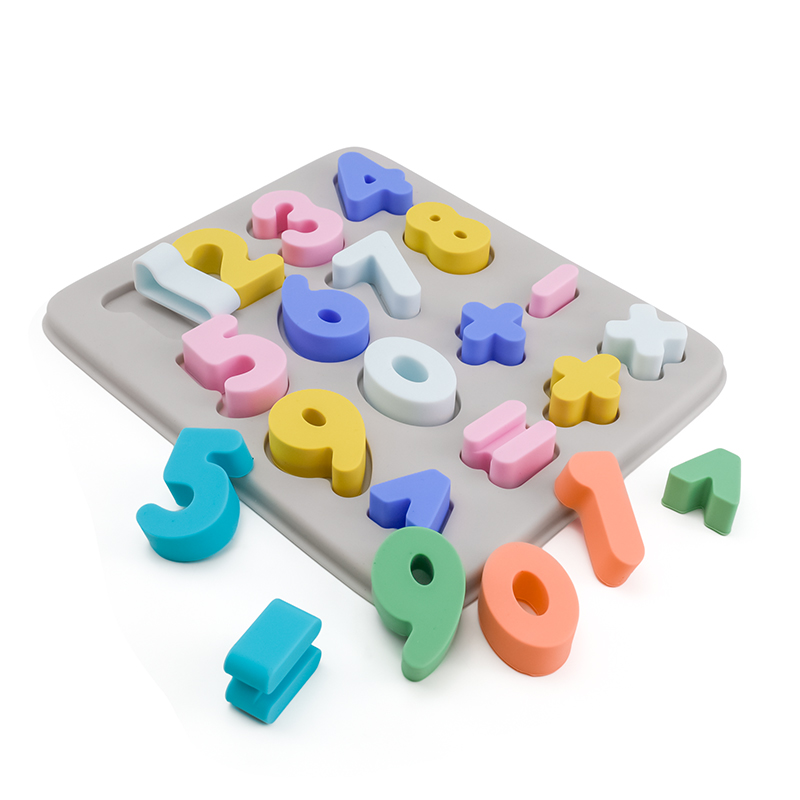 Bebê Silicone Puzzle Toy