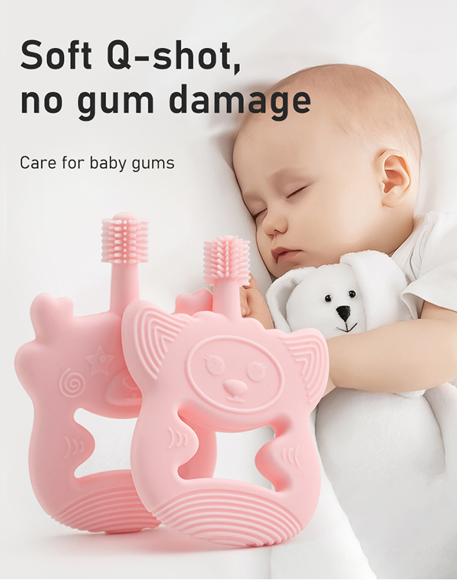 赤ちゃんのおしゃぶり歯ブラシ