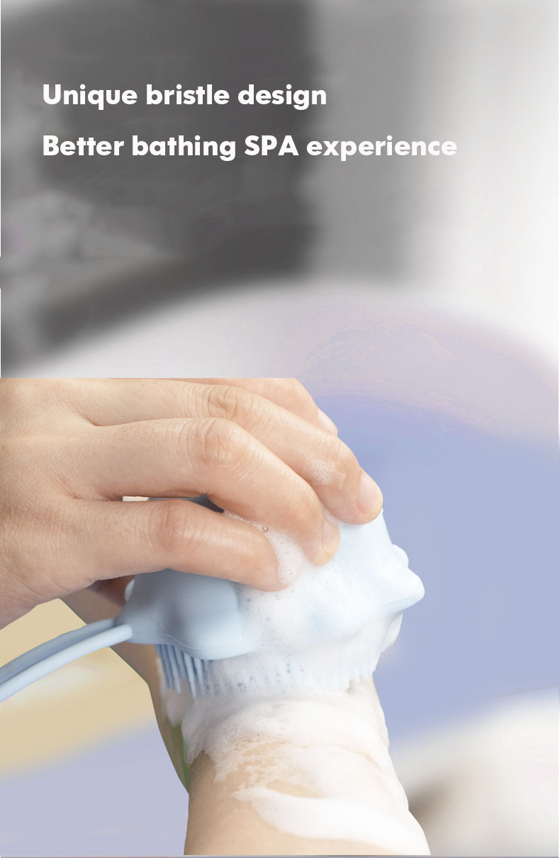 Shower Silicone Scrubber