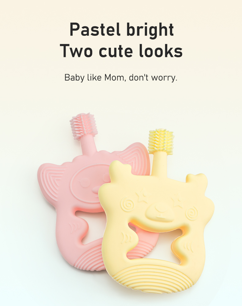 赤ちゃんのおしゃぶり歯ブラシ