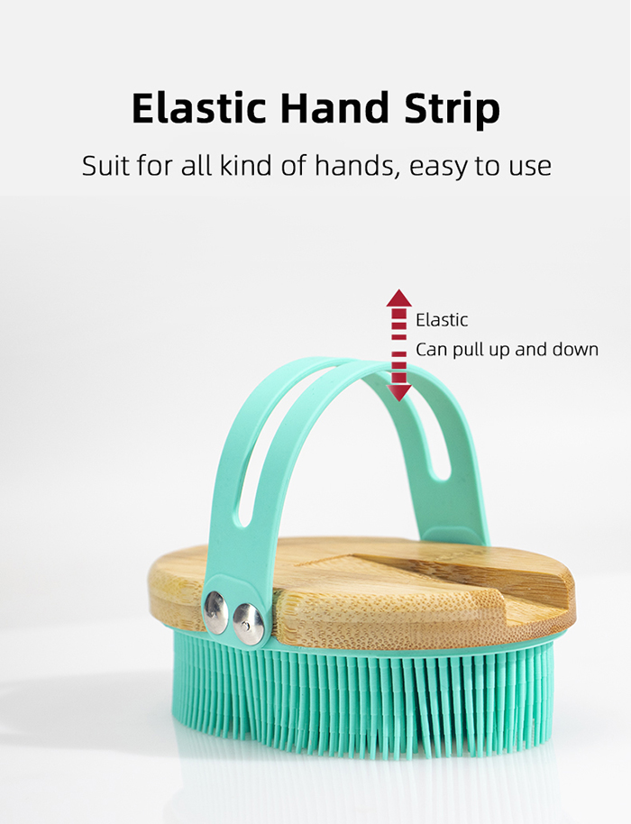 取り外し可能なロングハンドルバスルームブラシ