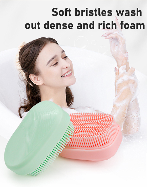 Mouse Shape Silicone Bath Brush