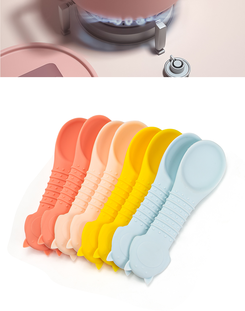 실리콘 아기 숟가락