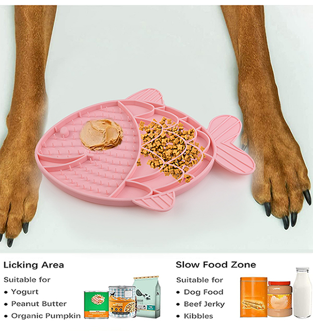 Silicone Pet Licking Plate