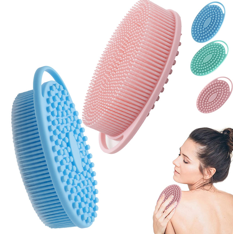 Oval Silicone Bath Brush