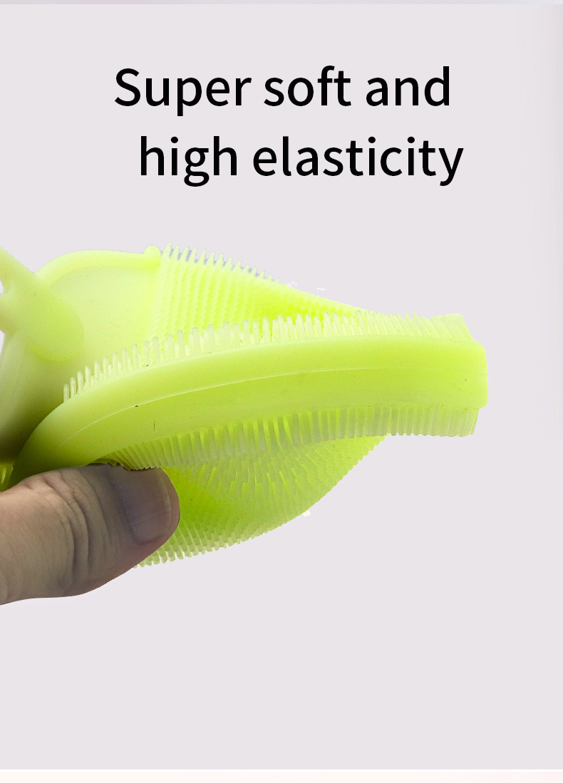 실리콘 샤워 장갑