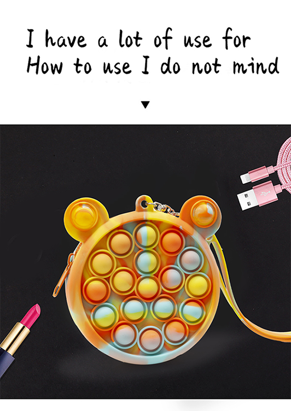 Silicone Panda Purse Bag