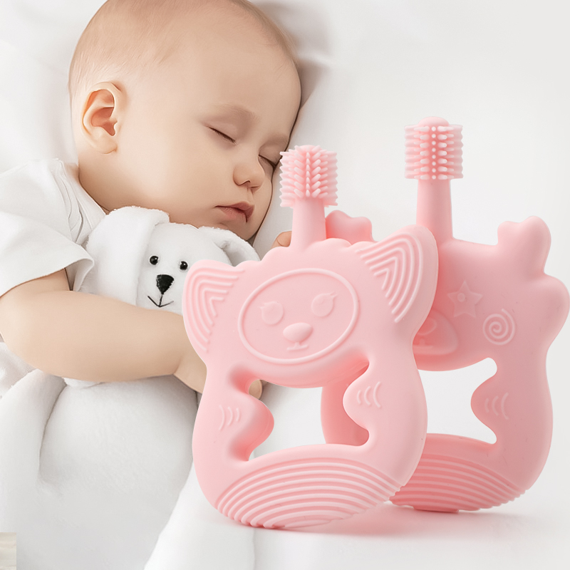赤ちゃんのおしゃぶり歯ブラシ